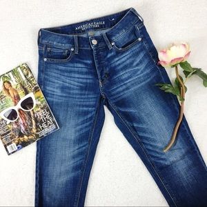 American Eagle Outfitters Dark Blue Skinny Jeans